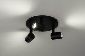 Stropní koupelnové bodové LED svítidlo Genova Black III (LMD)