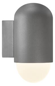 NORDLUX Nástěnné venkovní hliníkové svítidlo HEKA, 1xE27, 15W, šedé 2118211050