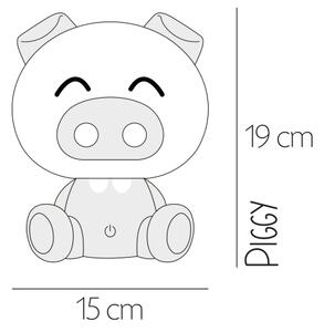 ONLI - LED Stm. dětská noční lampička PUPPIES LED/3W/230V 19 cm prasátko/žlutá