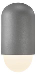 NORDLUX Nástěnné venkovní hliníkové svítidlo HEKA, 1xE27, 15W, šedé 2118211050