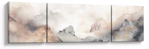 Obraz - Abstrakce hor s texturou mramoru (170x50 cm)