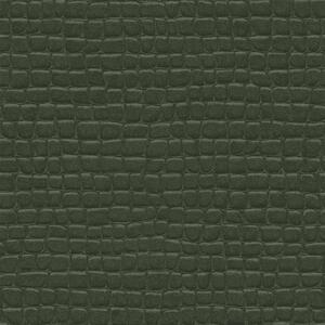 Vliesová tapeta na zeď zelená, imitace krokodýlí kůže 347781, Luxury Skins, Origin