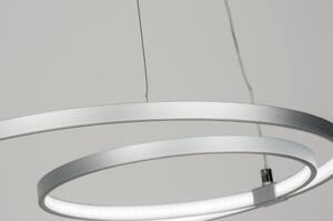 Závěsné designové LED svítidlo Troi Silver Plus (LMD)