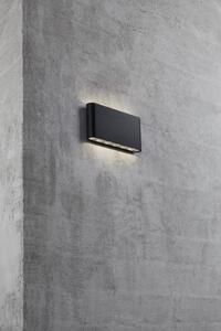 NORDLUX Venkovní nástěnné LED osvětlení KINVER, 2x6W, teplá bílá, černé 84181003