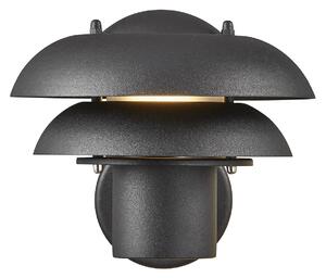 NORDLUX Venkovní nástěnná kovová lampa KURNOS, 1xE14, 25W, černá 2118061003