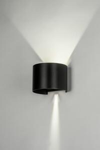 Nástěnné venkovní designové LED svítidlo Daniel Black (LMD)