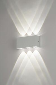 Nástěnné designové venkovní LED svítidlo James White (LMD)
