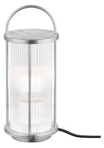 NORDLUX Zahradní stolní lampa LINTON, 1xE27, 15W, stříbrná 2218295031