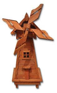 Drewmax MO137 - Větrný mlýn z masivního smrkového dřeva v.105cm