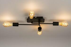 Stropní nebo nástěnné designové svítidlo Bulb Accent 4 Nero (LMD)