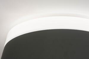 Stropní designové LED svítidlo Mannes Qualta 45 Black (LMD)