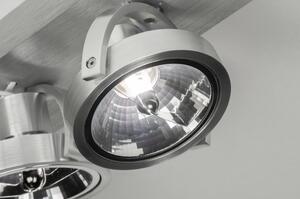 Stropní nebo nástěnné bodové svítidlo Spot Future Silver III (LMD)