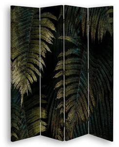 Paraván Leaf in the Dark Rozměry: 145 x 170 cm, Provedení: Klasický paraván
