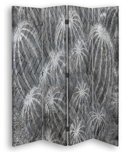 Paraván Kaktusový abstrakt Rozměry: 145 x 170 cm, Provedení: Klasický paraván