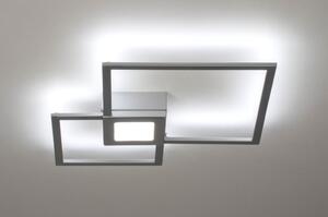 Stropní designové LED svítidlo Dualle Quadra Silver (LMD)