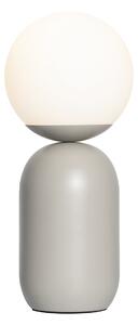 NORDLUX Retro kulatá stolní lampa NOTTI, 1xE14, 25W, šedá 2011035010