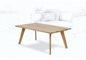 Wooded Konferenční stolek Jasper z masivu DUB 110x65x45cm