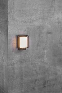 NORDLUX Venkovní LED nástěnné osvětlení s čidlem NESTOR, 8W, teplá bílá, černé 49051503