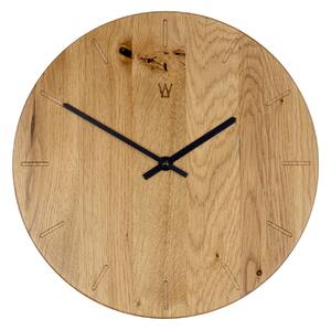 Wooded Nástěnné hodiny Sarnia z masivu DUB