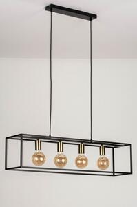 Závěsné designové industriální svítidlo Boston Light Style Gold (LMD)
