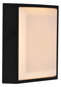 NORDLUX Venkovní nástěnné hranaté LED osvětlení OLIVER, 6W, teplá bílá, černé 2218251003