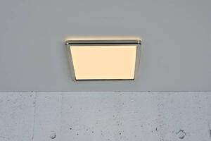 NORDLUX Stropní stmívatelné LED osvětlení OJA, 14,5W, teplá-denní bílá, 30x30cm, stříbrné 2015056155