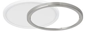 NORDLUX LED přisazené stropní svítidlo OJA, 19W, teplá-denní bílá, 43cm, kulaté, stříbrné 2015106155