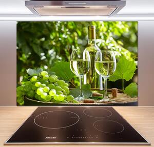 Panel do kuchyně Bílé víno a ovoce pl-pksh-100x70-f-87376150