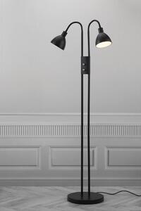NORDLUX Stojací moderní lampa RAY, 2xE14, 40W, černá 72224003