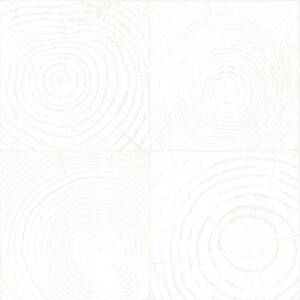 Vliesová tapeta bílá, imitace dřeva s letokruhy 347543, Matières - Wood, Origin