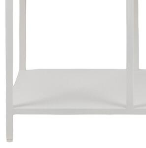 Scandi Bílý kovový regál Renna 165 x 79,5 cm
