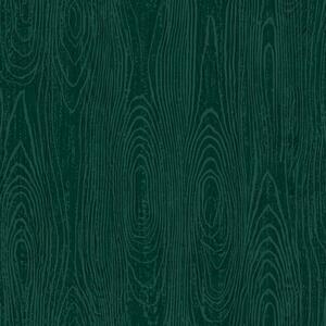 Vliesová tapeta na zeď zelená metalická , imitace dřeva 347557, Matières - Wood, Origin