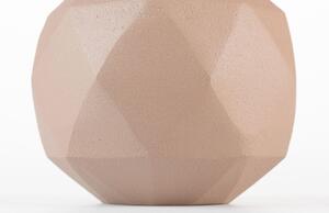 DNYMARIANNE -25% Růžová kovová váza ZUIVER BLOOM 16 cm