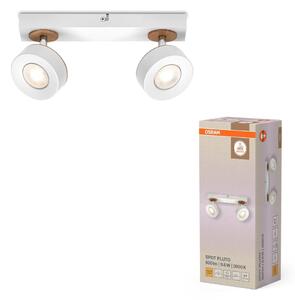 Bílé stropní svítidlo LED Spot dekorativní 298 mm 102°, teplá bílá