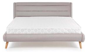 Čalouněná postel Helena 140x200, šedá, bez matrace