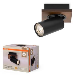 Černé stropní svítidlo LED Spot dekorativní 110 mm 36°, teplá bílá