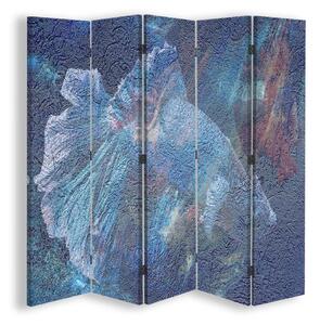 Paraván Secret blue Rozměry: 180 x 170 cm, Provedení: Klasický paraván