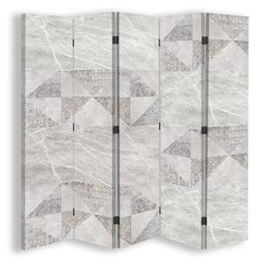Paraván Geometrie a pastely Rozměry: 180 x 170 cm, Provedení: Klasický paraván