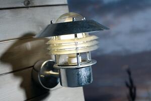 NORDLUX Venkovní nástěnná lampa VEJERS, 1xE27, 60W, galvanizovaná ocel 25091031