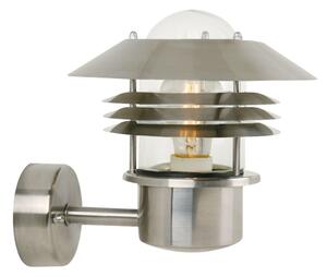 NORDLUX Venkovní nástěnná lampa VEJERS, 1xE27, 60W, nerezová ocel 25091034