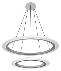 RABALUX Moderní závěsné LED osvětlení ADRIENNE, 62W, denní bílá, stříbrné 002429