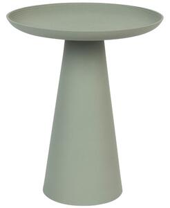 White Label Zelený kovový odkládací stolek WLL RINGAR 34,5 cm