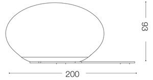 Ideal Lux - LED Stolní lampa NINFEA 1xGX53/9W/230V bílá