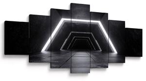 Obraz - Futuristický tunel (210x100 cm)