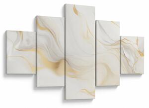 Obraz - Abstrakce s dekorem (125x70 cm)