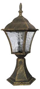 RABALUX Venkovní stojací lampa TOSCANA, 1xE27, 60W, 41cm, zlatá, IP43 008393
