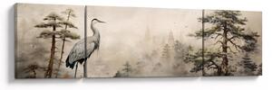 Obraz - Kreslená krajina (170x50 cm)