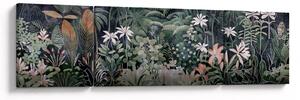 Obraz - Malovaný vzor džungle (170x50 cm)