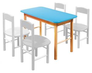 Drewmax AD252 - Dřevěný stoleček v různých barvách 63x35x48cm - Růžová