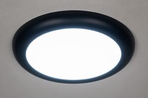 Stropní nebo nástěnné LED svítidlo Treva Black 1 (LMD)